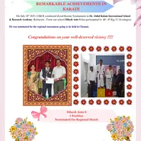 CISCE Zonal Karate Tournament Winner